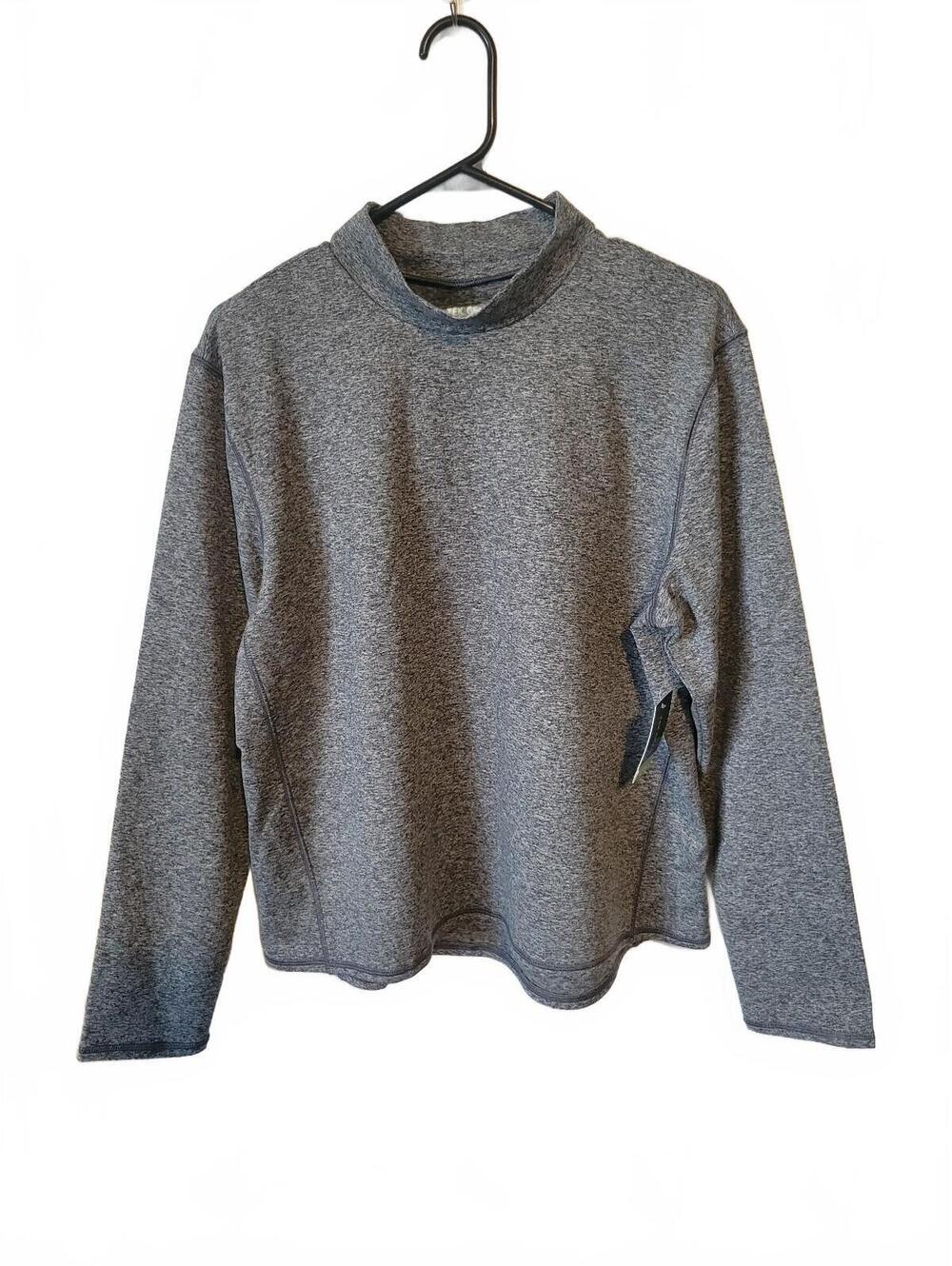Tek Gear Gray Mockneck Long Sleeve Thermal Wear Top Womens XL